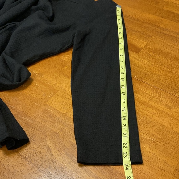 Amy Rigg Clothing Co Womens Size L Lagenlook Black Wool Blend Front Pleat Dress - Picture 8 of 8